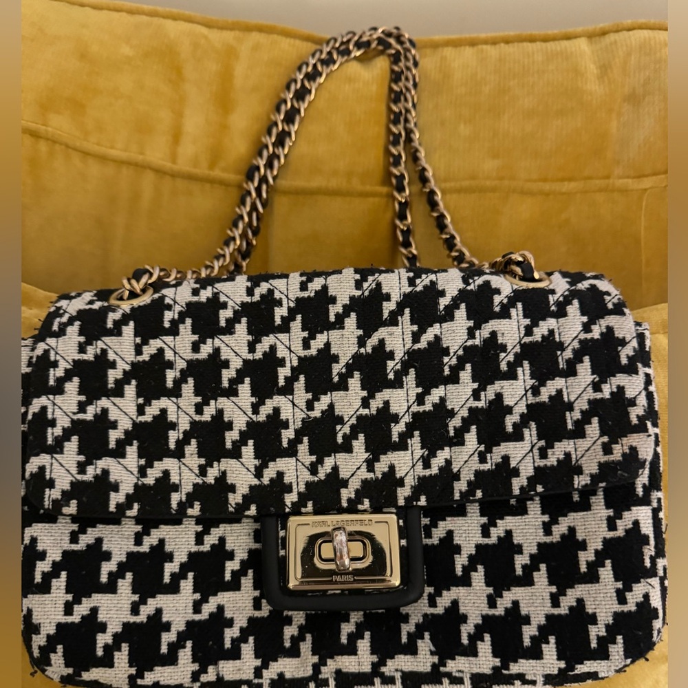 Karl Lagerfeld - Agnes Bag ( black & white ) - Picture 2 of 7